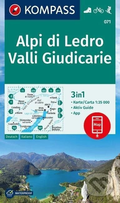 071 Alpi di Ledro, Valli Giudicarie 1: 35 000