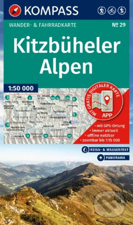 29 Kitzbüheler Alpen 1: 50 000