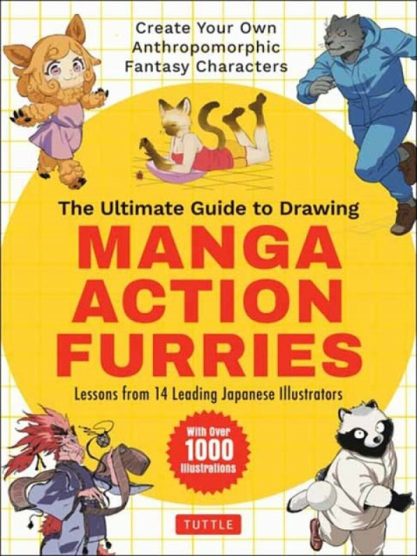 The Ultimate Guide to Drawing Manga Action Furries - Hitsujirobo, Genkosha Studio