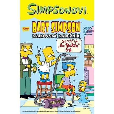 Bart Simpson 5/2015: Klukovský kadeřník - Matt Groening