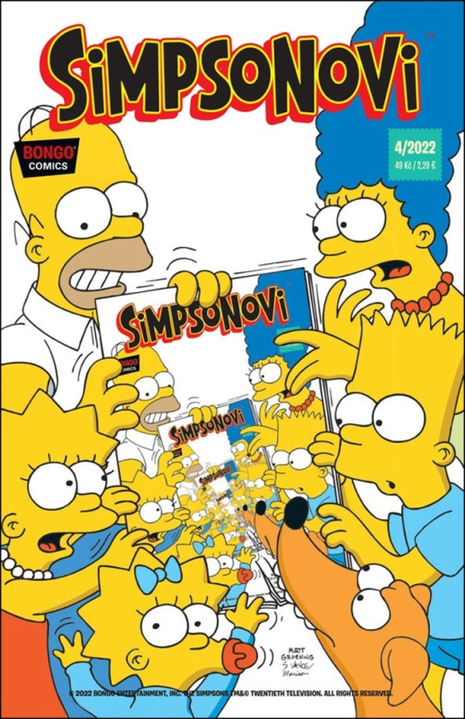 Simpsonovi 4/2022 - Matt Groening
