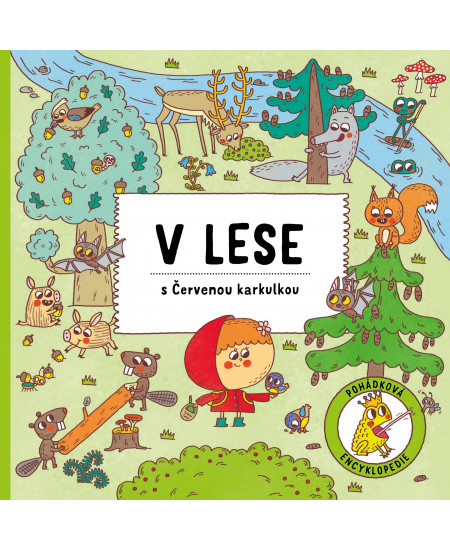 Knížka V lese s Červenou karkulkou CZ text 22,5x22,5cm