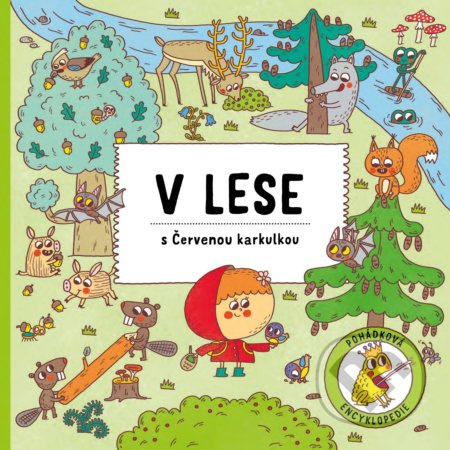 Knížka V lese s Červenou karkulkou CZ text 22,5x22,5cm