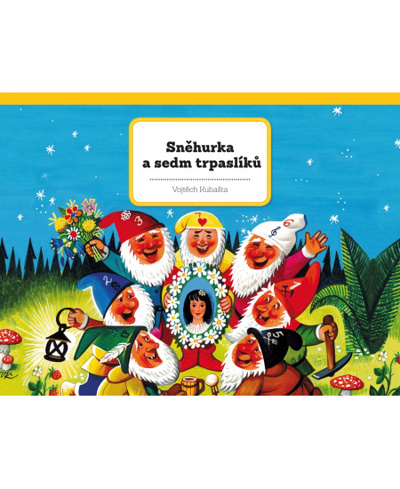 Knížka Sněhurka a sedm trpaslíků unikátní prostorové pohádky CZ text 26,5x20,5cm