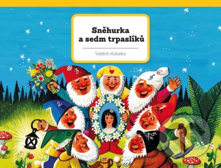Knížka Sněhurka a sedm trpaslíků unikátní prostorové pohádky CZ text 26,5x20,5cm