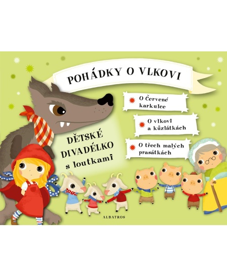 Pohádky o vlkovi - Dětské divadélko s loutkami - Klára Kolčavová