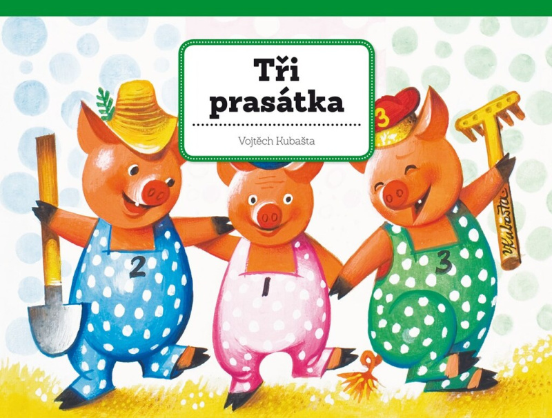 Knížka Tři prasátka unikátní prostorové pohádky CZ text 26,5x20,5cm