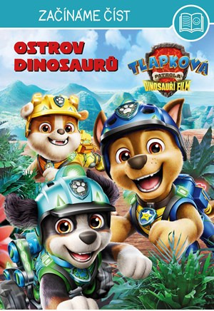 Tlapková patrola - Dinosauří film - Začínáme číst - Ostrov dinosaurů | Kolektiv