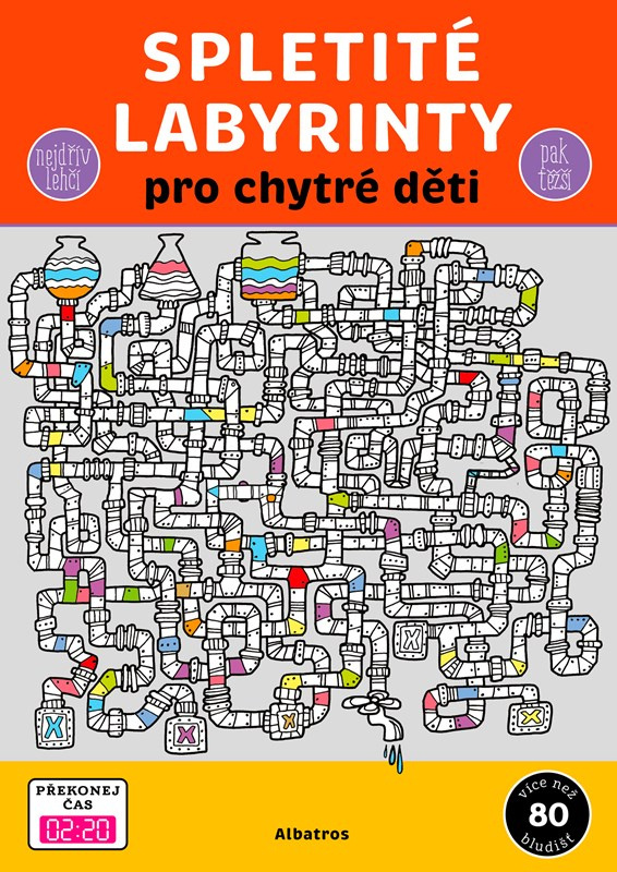Spletité labyrinty pro chytré děti -