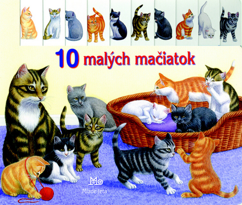 10 malých mačiatok - Kolektív autorov - kniha z kategorie Hádanky a říkanky
