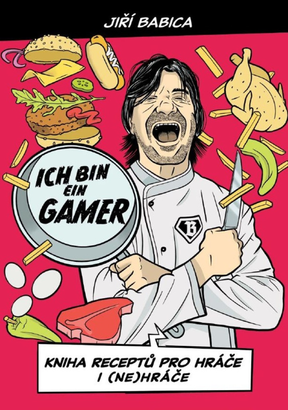 Komiksová kuchařka Ich bin ein Gamer - Kniha receptů pro hráče i (ne)hráče EMINENT - Ing. Jiří Kuchař