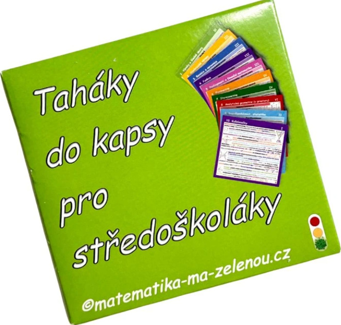 Taháky do kapsy pro středoškoláky - Matematika (kartičky v krabičce)