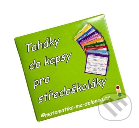 Taháky do kapsy pro středoškoláky - Matematika (kartičky v krabičce)