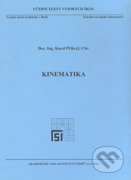 Kinematika - Karel Přikryl - kniha z kategorie Vysoké školy