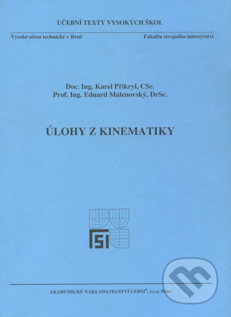 Úlohy z kinematiky - Karel Přikryl - kniha z kategorie Vysoké školy