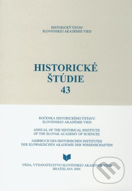 Historické štúdie 43 - kniha z kategorie Historie