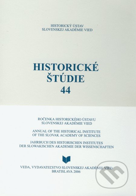 Historické štúdie 44 - kniha z kategorie Historie