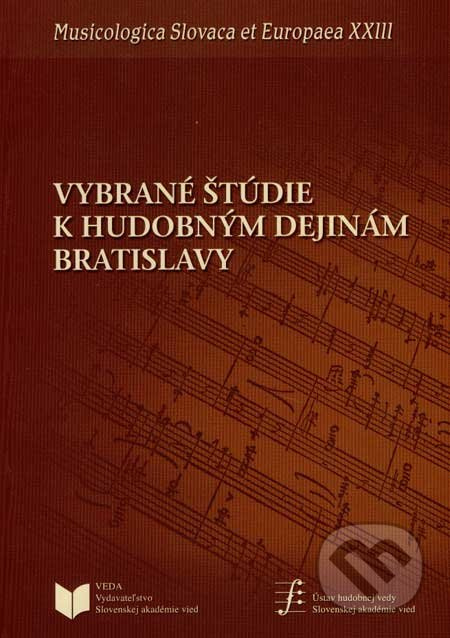 Vybrané štúdie k hudobným dejinám Bratislavy - Jana Lengová - kniha z kategorie Historie