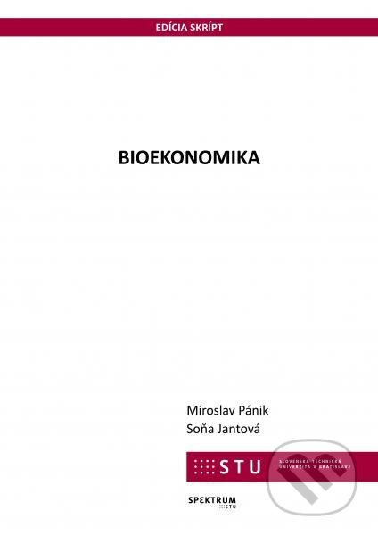 Bioekonomika - Miroslav Pánik - kniha z kategorie Vysoké školy