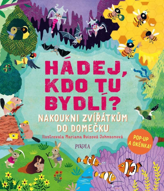 Hádej, kdo tu bydlí? (Nakoukni zvířátkům do domečku) - kniha z kategorie Pro děti