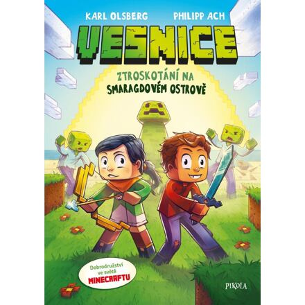 Minecraft: Vesnice. Ztroskotání na Smaragdovém ostrově