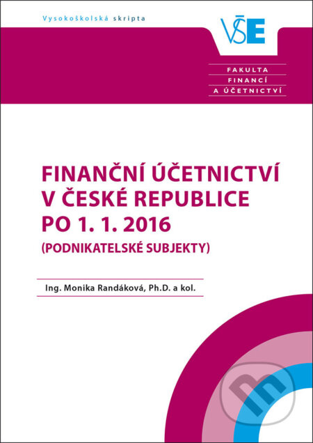 Finanční účetnictví v České republice po 1. 1. 2016 - kniha z kategorie Účetnictví a daně