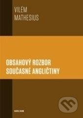 Obsahový rozbor současné angličtiny - Vilém Mathesius