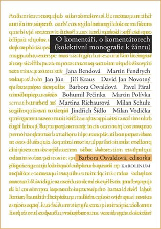 O komentáři, o komentátorech - Barbora Osvaldová