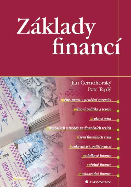 E-kniha: Základy financí od Černohorský Jan