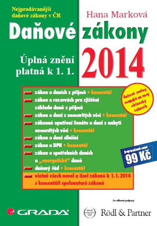Daňové zákony 2014 -  Hana Marková