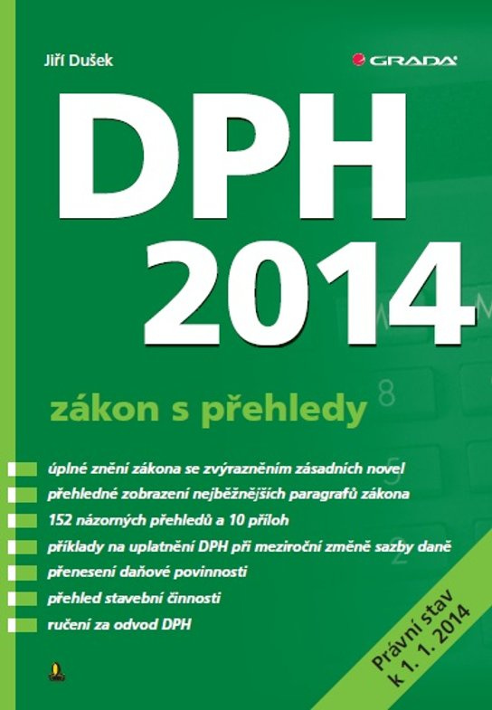 E-kniha: DPH 2014 - zákon s přehledy od Dušek Jiří