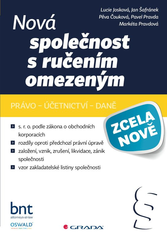 Nová společnost s ručením omezeným -  Markéta Pravdová