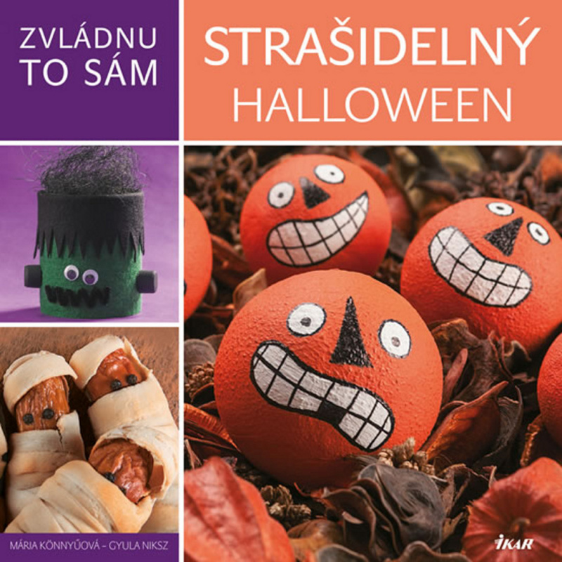 Zvládnu to sám:  Strašidelný Halloween - Mária Könnyü, Gyula Niksz - kniha z kategorie Omalovánky, vystřihovánky, papír