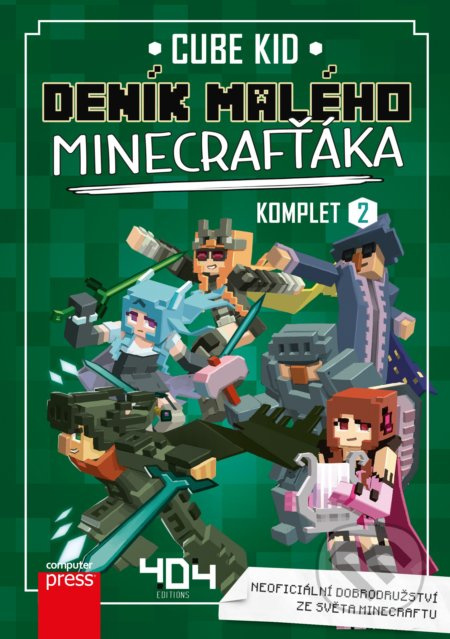 Deník malého Minecrafťáka komplet 2 - Cube Kid