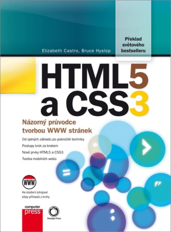 HTML5 a CSS3 - Elizabeth Castro, Bruce Hyslop
