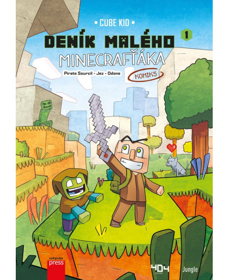 Deník malého Minecrafťáka: komiks - Cube Kid, Pirate Sourcil