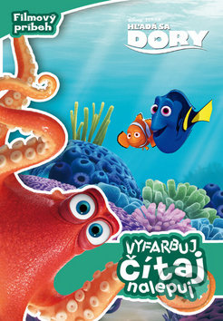 Hľadá sa Dory - Vyfarbuj, čítaj, nalepuj - kniha z kategorie Beletrie pro děti