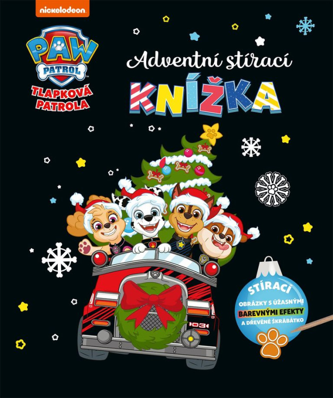 Tlapková patrola - Adventní stírací knížka - kolektiv