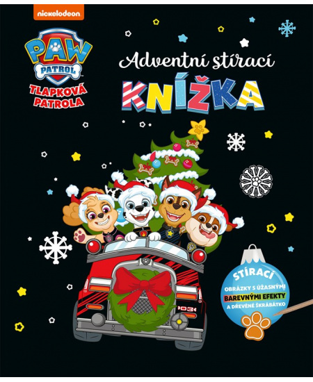 Tlapková patrola - Adventní stírací knížka - kolektiv