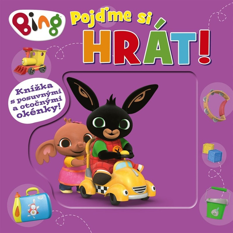Bing - Pojďme si hrát! Leporelo s posuvnými okénky EGMONT