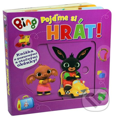 Bing - Pojďme si hrát! Leporelo s posuvnými okénky EGMONT