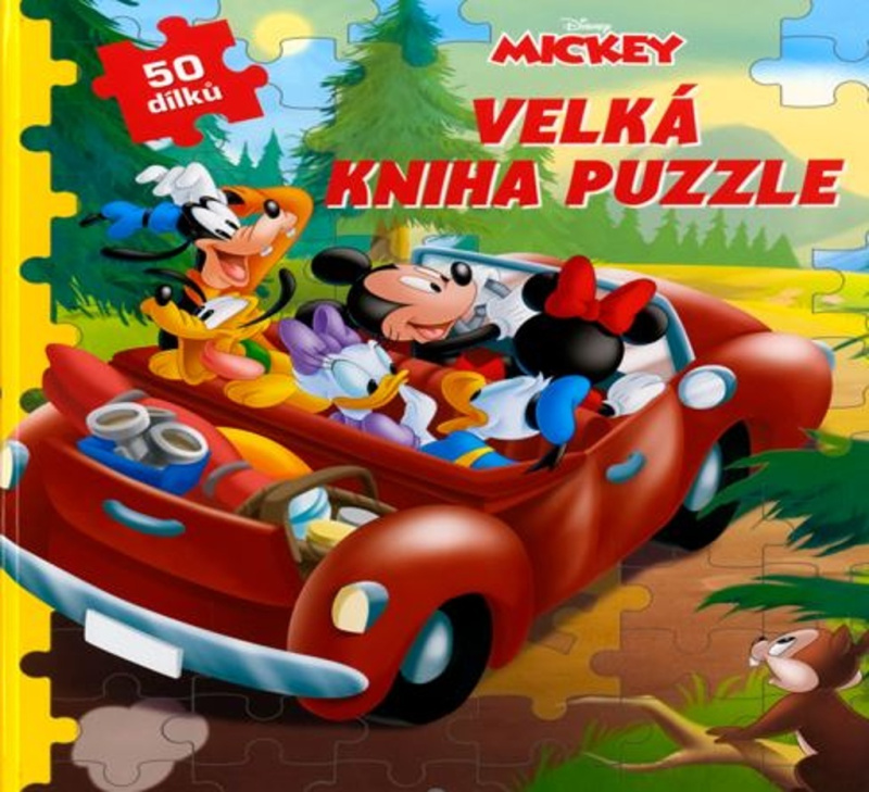 Mickey a jeho přátelé - Velká kniha puzzle