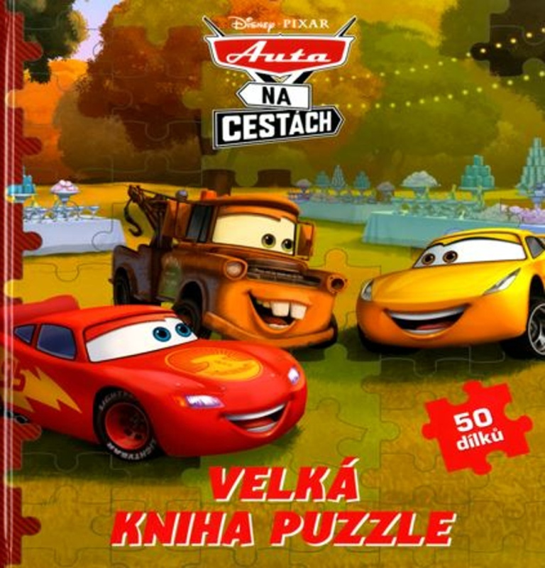 Auta - Velká kniha puzzle