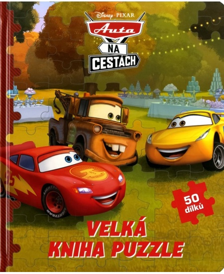 Auta - Velká kniha puzzle