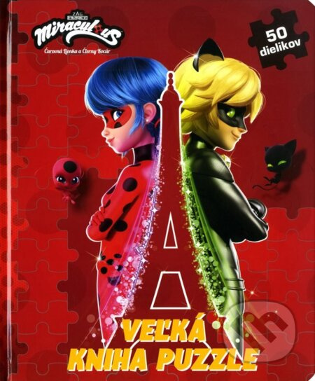 Čarovná Lienka a Čierny Kocúr - Veľká kniha puzzle Alicanto