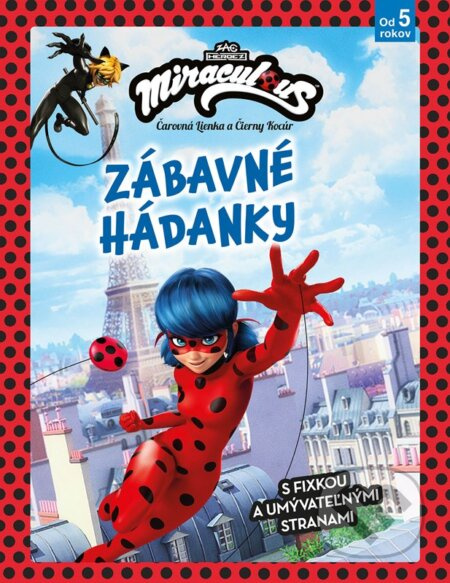 Čarovná Lienka a Čierny Kocúr: Zábavné hádanky (Napíš a zmaž) - kniha z kategorie Úkoly pro děti