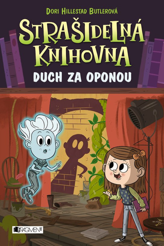 Strašidelná knihovna - Duch za oponou -  Dori Butlerová Hillestad
