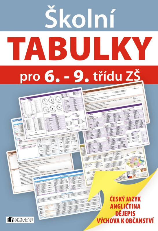 Školní tabulky pro 6. - 9. třídu ZŠ - humanitní předměty - kolektiv autorů