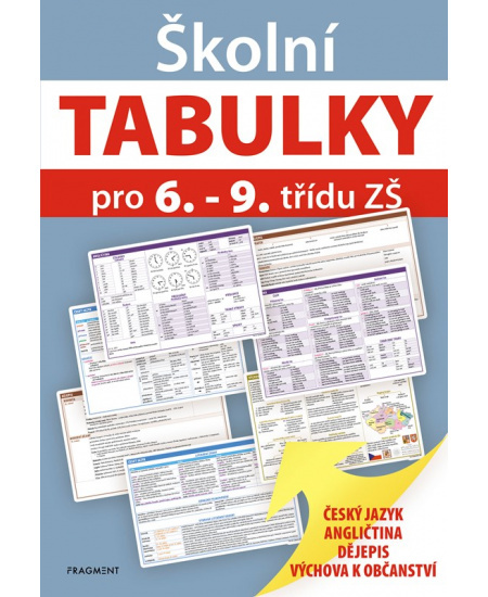 Školní tabulky pro 6. - 9. třídu ZŠ - humanitní předměty - kolektiv autorů