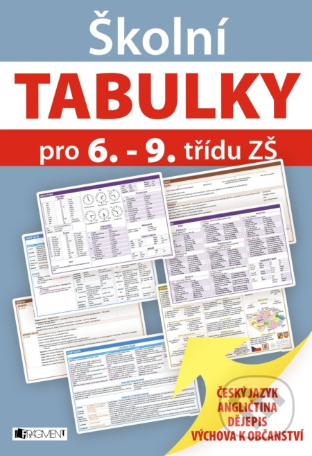 Školní tabulky pro 6. - 9. třídu ZŠ - humanitní předměty - kolektiv autorů